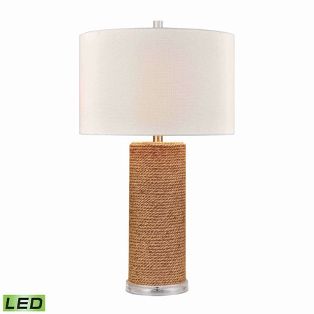 ELK STUDIO Sherman 27.5'' High 1-Light Table Lamp, Natural, Includes LED Bulb S0019-11146-LED